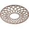 Ekena Millwork Cannes Wood Fretwork Pierced Ceiling Medallion, Walnut, 22"OD x 7 1/2"ID x 3/8"T CMWP22X22X0375CNWA - alternate 4